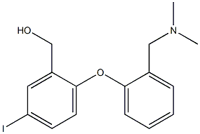  5-iodo-2-(2-((dimethylamino)methyl)phenoxy)benzyl alcohol