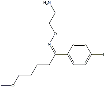 4'-iodo-5-methoxyvalerophenone-O-(2-aminoethyl)oxime