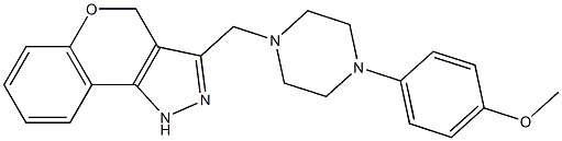3-(4-(4-methoxyphenyl)piperazin-1-ylmethyl)-1,4-dihydro-5-oxa-1,2-diazacyclopenta(a)naphthalene
