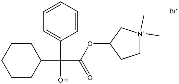 海咯溴铵, , 结构式