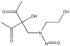 DIACETYLNITROSODIETHANOLAMINE Struktur