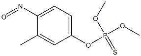 O,O-DIMETHYL-O-(3-METHYL-4-NITROSOPHENYL)PHOSPHOROTHIOATE Struktur