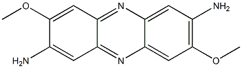 2,7-DIAMINO-3,8-DIMETHOXY-PHENAZINE Struktur