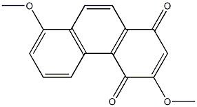 3,8-DIMETHOXY-1,4-PHENANTHRENEQUINONE Structure