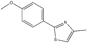 2-(PARA-METHOXYPHENYL)-4-METHYLTHIAZOLE Structure