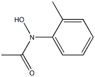 N-ACETYL-N-(2-METHYLPHENYL)HYDROXYLAMINE Struktur