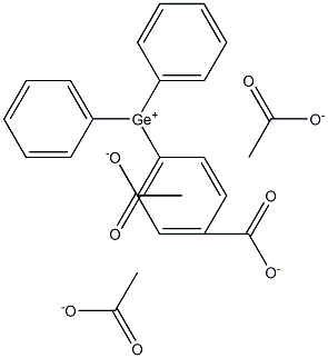 TRIPHENYLGERMANIUMACETATE Struktur