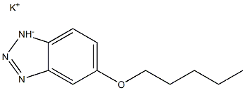 5-(PENTYLOXY)-1H-BENZOTRIAZOLE,POTASSIUMSALT Struktur