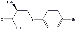 S-(4-BROMOPHENYL)-L-CYSTEINE Structure
