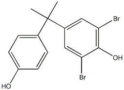 3,5-DIBROMOBISPHENOLA Struktur