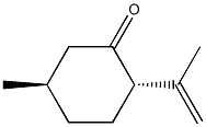 PARA-MENTH-8-EN-3-ONE,TRANS- 化学構造式