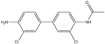 N-ACETYL-3,3'-DICHLOROBENZIDINE Struktur