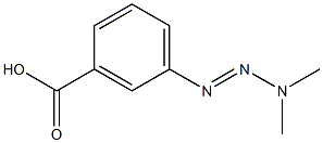 1-(3-CARBOXYPHENYL)-3,3-DIMETHYLTRIAZENE Struktur