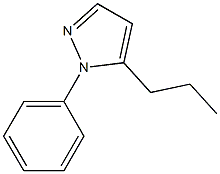1-PHENYL-5-PROPYLPYRAZOLE Structure