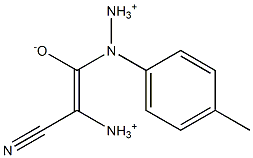 (E)-2-cyano-2-diazonio-1-[(4-methylphenyl)amino]ethenolate Structure