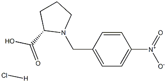 (R)-alpha-(4-nitro-benzyl)-proline hydrochloride,,结构式