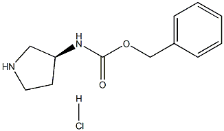 (s)-3-(cbz-amino)pyrrolidine Hydrochloride Struktur