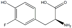 L-3-Fluorotyrosine Structure
