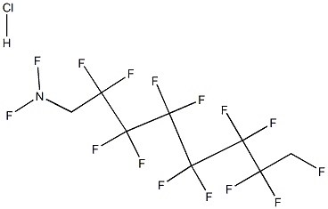 1H,1H-Pentadecafluorooctylamine hydrochloride Struktur