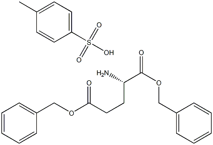 L-Glutamic acid dibenzyl ester tosylate Struktur