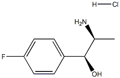 (S)-(4-fluorophenyl)alaninol hydrochloride 化学構造式