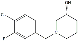 (3R)-1-(4-chloro-3-fluorobenzyl)piperidin-3-ol