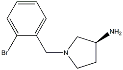 (3S)-1-(2-bromobenzyl)pyrrolidin-3-amine