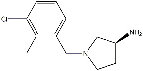 (3S)-1-(3-chloro-2-methylbenzyl)pyrrolidin-3-amine