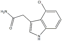 2-(4-chloro-1H-indol-3-yl)acetamide Structure