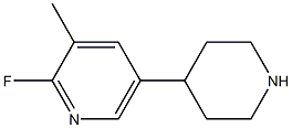 2-fluoro-3-methyl-5-piperidin-4-ylpyridine
