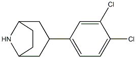 3-(3,4-dichlorophenyl)-8-azabicyclo[3.2.1]octane Structure