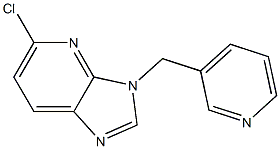 5-chloro-3-(pyridin-3-ylmethyl)-3H-imidazo[4,5-b]pyridine Structure