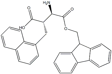 (R,S)-Fmoc-3-amino-2-(1-naphthyl-methyl)-propionic acid Struktur