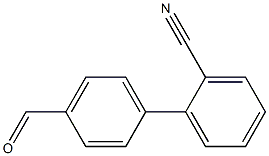 4'-formylbiphenyl-2-carbonitrile Struktur