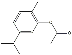 Carvacrol acetate Struktur