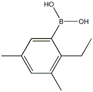 2-Ethyl-3,5-Dimethylphenylboronic acid Structure
