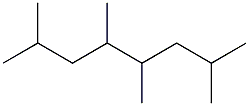 2,4,5,7-テトラメチルオクタン 化学構造式