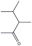 3,4-dimethyl-2-pentanone Struktur