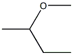 sec-butyl methyl ether (d) Struktur