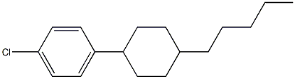 1-CHLORO-4-(4-PENTYLCYCLOHEXYL)BENZENE Struktur