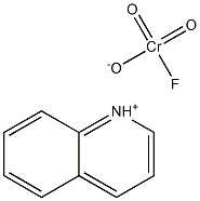 QUINOLINIUM FLUOROCHROMATE 化学構造式