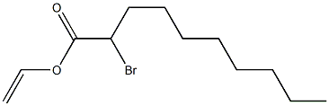 vinyl 2-bromocaprate Structure