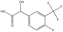 4-FLUORO-3-(TRIFLUOROMETHYL)MANDELIC ACID Structure