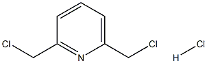 2,6-bis(chloromethyl)pyridine hydrochloride Structure