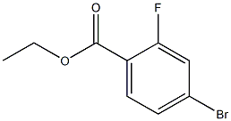 4-BROMO-2-FLUOROBENZOIC ACID ETHYL ESTER Structure
