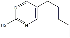 2-Mercapto-5-pentylpyrimidine Struktur