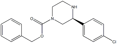 (S)-4-CBZ-2-(4-CHLOROPHENYL)PIPERAZINE Structure