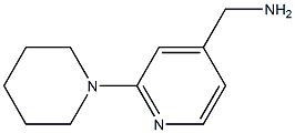 (2-PIPERIDIN-1-YLPYRIDIN-4-YL)METHYLAMINE Structure