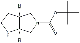 TERT-BUTYL (3AS,6AS)-HEXAHYDROPYRROLO[3,4-B]PYRROLE-5(1H)-CARBOXYLATE Structure