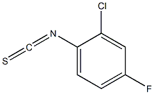 2-CHLORO-4-FLUOROPHENYL ISOTHIOCYANATE 97%,,结构式